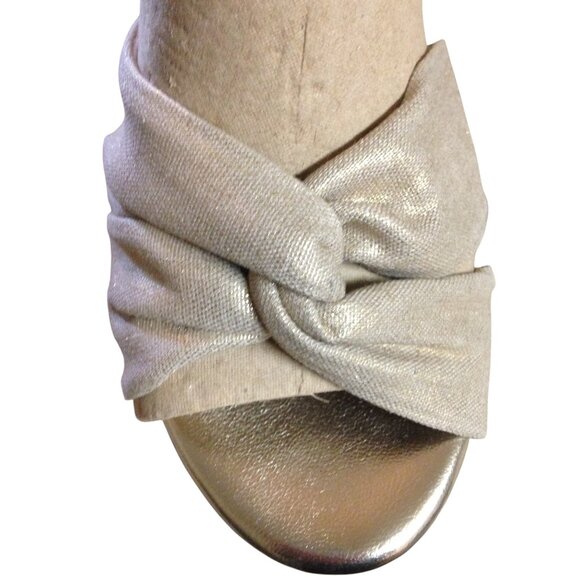 Clarks Margee Beth Wedge Sandal in Natural 9W NWT (Note on Color) - Picture 7 of 9